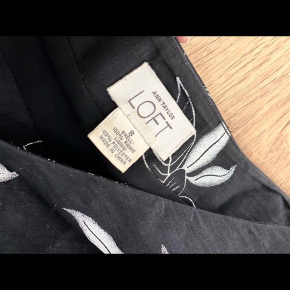 Ann Taylor Loft linen skirt - Picture 2 of 5